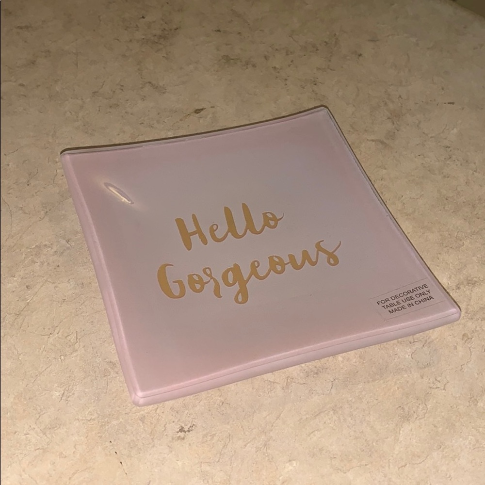 Hello Gorgeous jewelry/ring dish - Picture 3 of 3